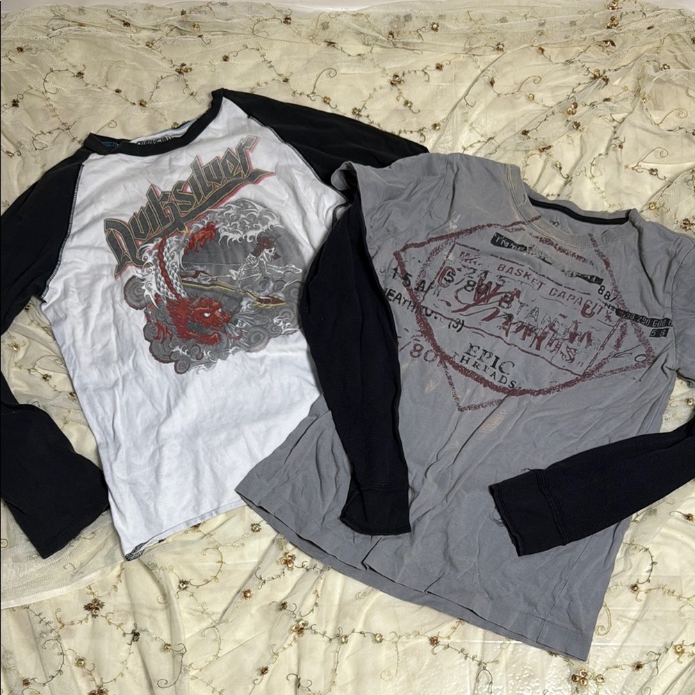 Bundle of two long sleeves
